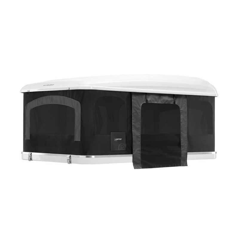 Autohome Airtop 360 Fiberglass Roof Top Tent Medium White Carbon Hardshell New
