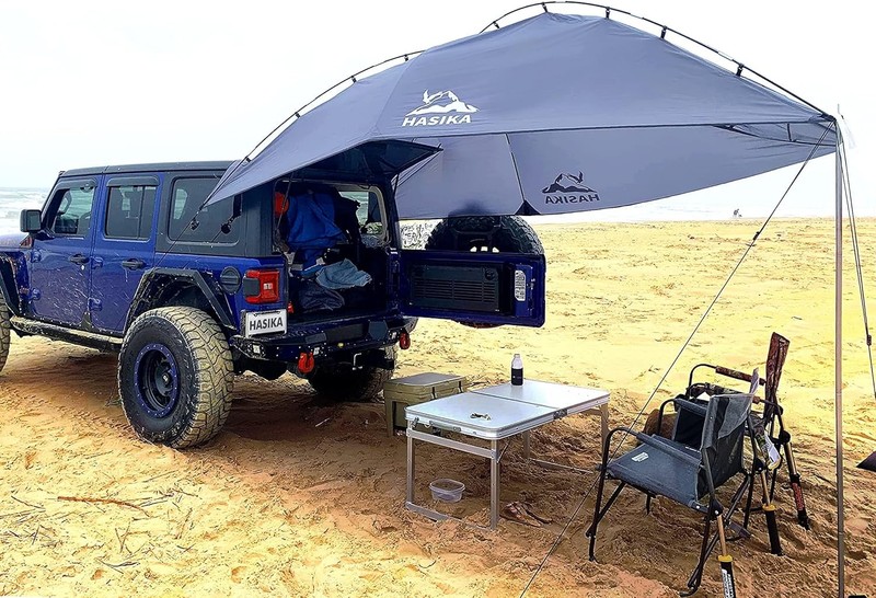 Versatility Camping Tent for Truck Bed SUV RVing Van Trailer gallery