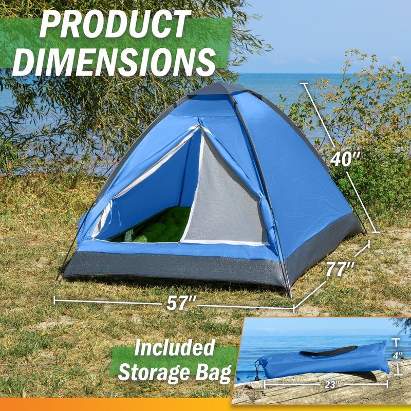 2 Person Camping Tent Lightweight Waterproof Pop Up Outdoor Shelter gallery