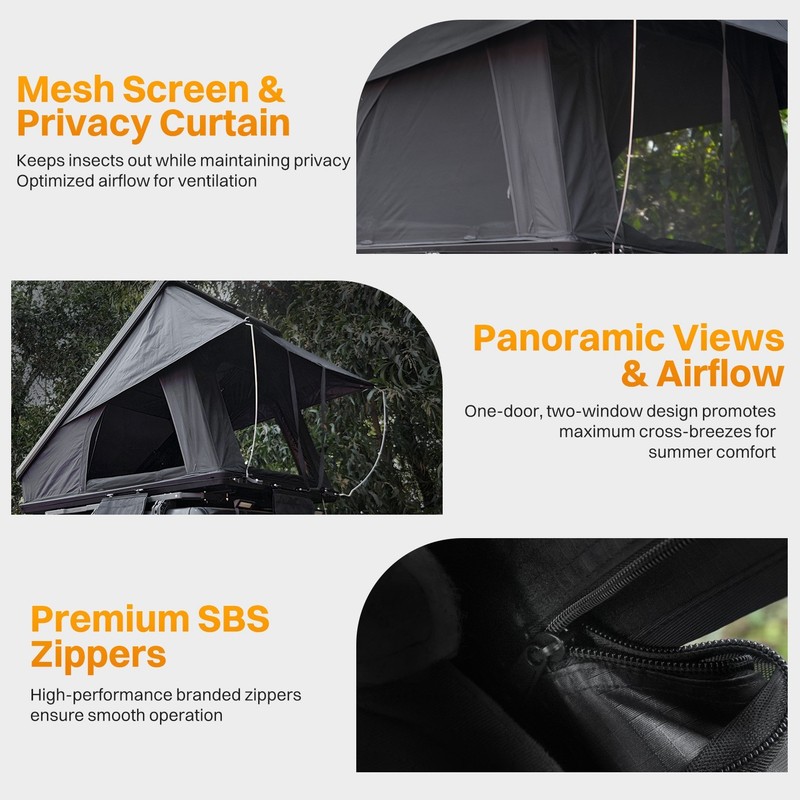 Roof Top Tent For Van Jeep SUV Truck Car Overland Tent Camping for 2-3 Person gallery