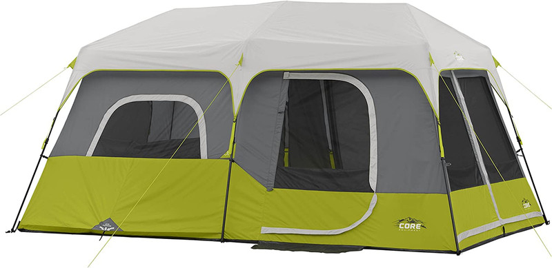 9 Person Instant Cabin Tent – 14′ X 9′, Green (40008)