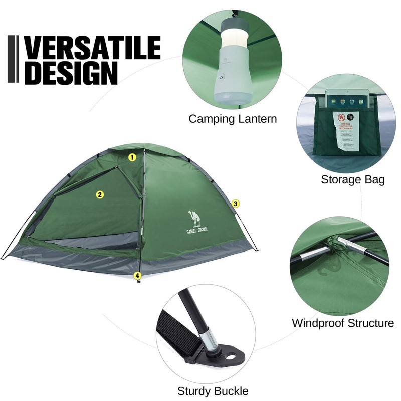 Tents for Camping 2/3/4/5 Person Camping Dome Tent, Waterproof,Spacious, Ligh... gallery