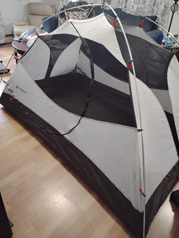 REI Co-op Passage 2 Tent with Footprint Green White gallery