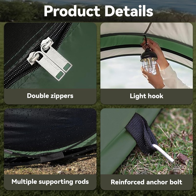 Instant Pop Up Tents Camping 4/6 Person Easy Pop Up Camping Tents,Automatic Set gallery