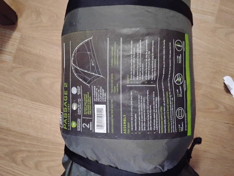 REI Co-op Passage 2 Tent with Footprint Green White gallery