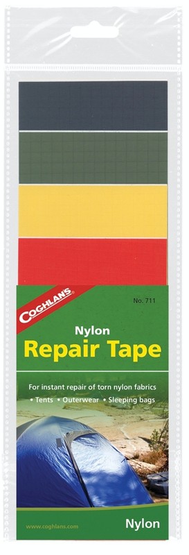Coghlan’s Nylon Repair Tape Rip-Stop Adhesive Kit Backing Camping Tent Jacket