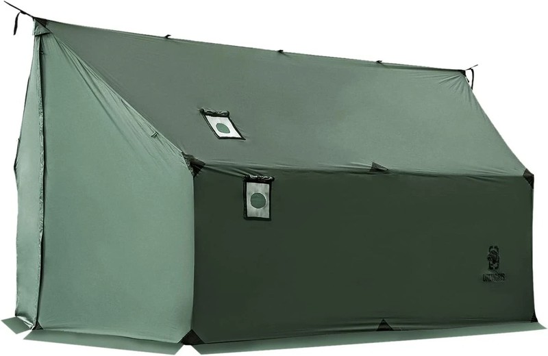 TEGIMEN Waterproof Hammock Hot Tent with Stove Jack & Snow Skirt