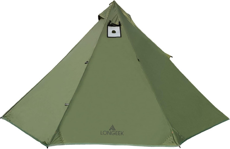 2-4 Person Camping Tent 4 Seasons Backpacking Ultralight Easy up Hot Teepee