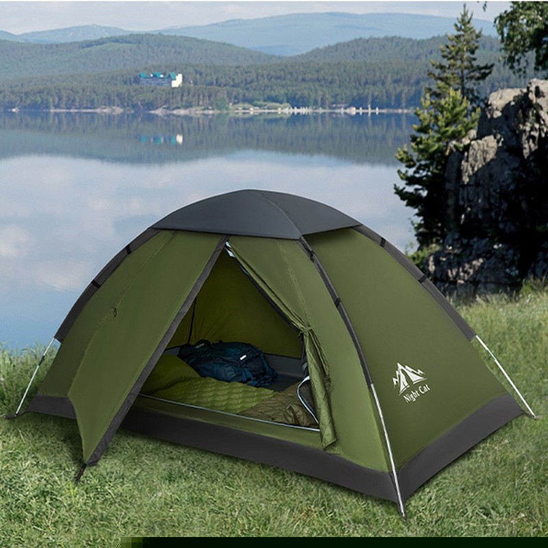 Outdoor 2 Persons 4 Season Family Camping Tents Waterproof Folding Backpacking gallery