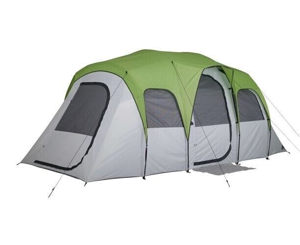 Ozark Trail 8 Person Clip & Camp Family Tent 16' x 8' 78" Center Height Green