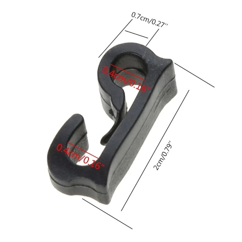 10pcs camping accessories camping fixed canopy tools plastic tent hooks black gallery