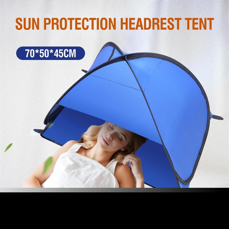 Beach Sun Shelters, Instant Sun Shade Canopy Head PopUp Canopy Automatic Shad... gallery