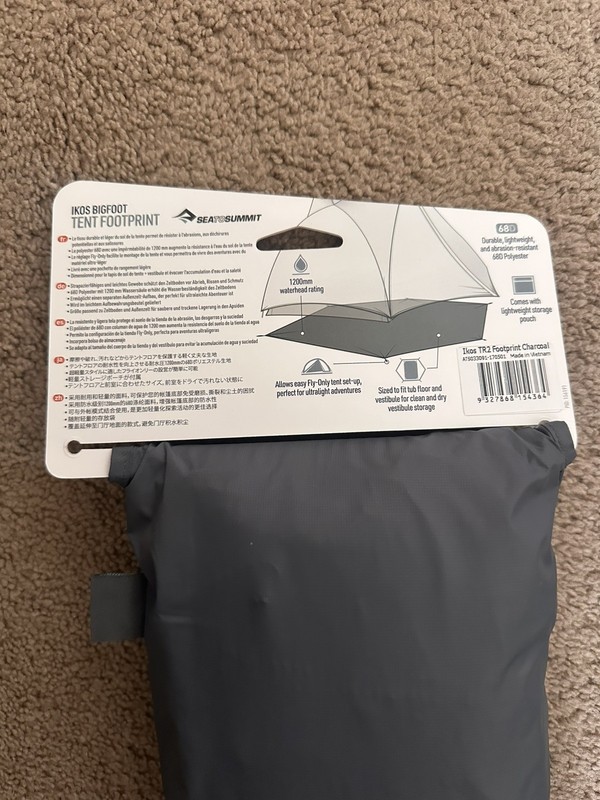 Sea to Summit IKOS TR2 2 Person Tent + Bigfoot Footprint Bundle Camping gallery