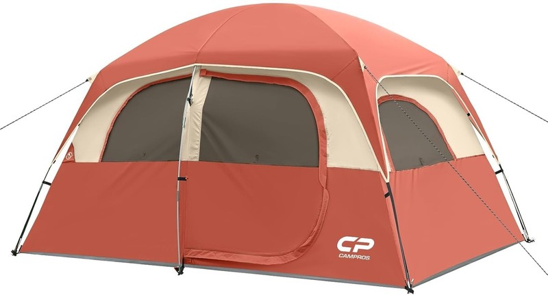 Easy Setup 6-8 Person Dome Tent with Larger Windows - Perfect for Family Trips gallery