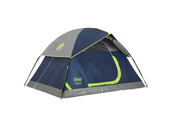 Coleman Sundome Tent 2 Person with Instant Setup for Camping Navy Blue