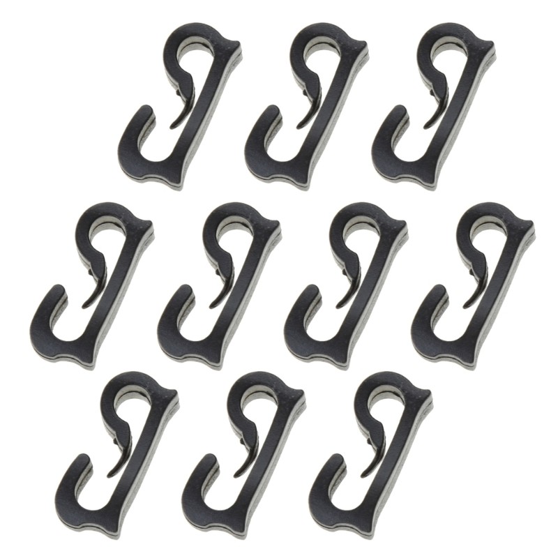10Pcs Clamps Set Trap Clips Tent Snaps Hangers Camping Clamp Clips Tent Hooks