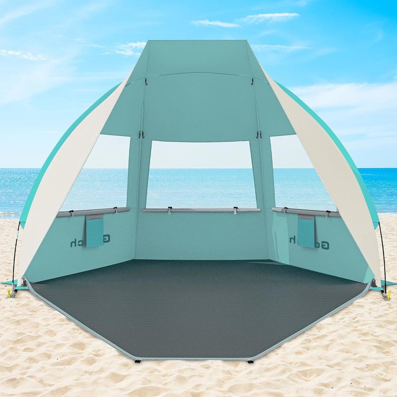 Gorich Portable Beach Tent for 3 Persons with UPF 50+ UV Protection, Lightweight