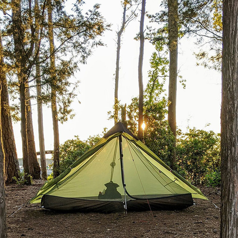 3F UL GEAR Lanshan 1 Outdoor Camping 1-person Tent Backpacking 15D 3/4 Season gallery