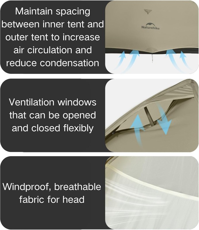 Naturehike Cloud Up Pro Tent, 2024 Upgrade, Ultralight Tents, 1.75kg All... gallery