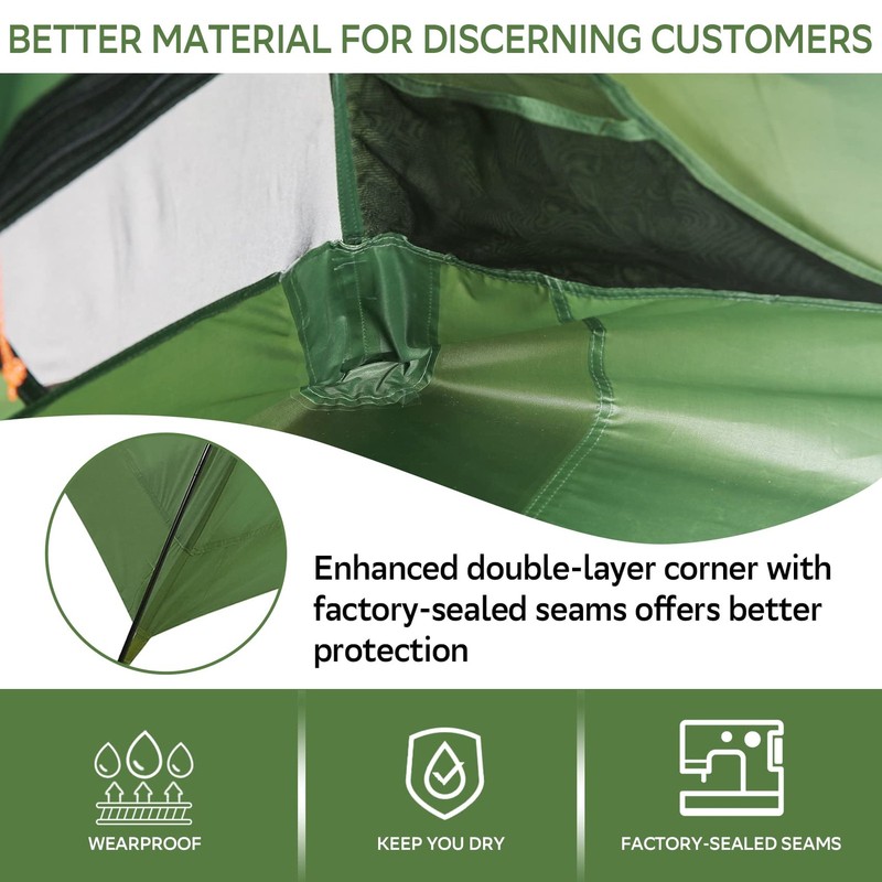 Lightweight Backpacking Tent - 3 Person Ultralight Waterproof Camping Tent, 3... gallery