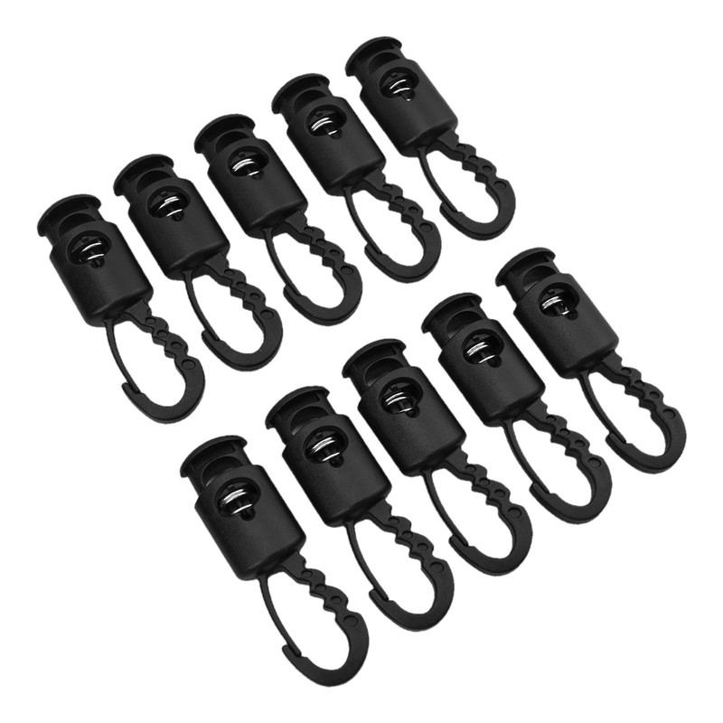 Reliable 10pcs Camping Hook Clips for Securing Ropes in Windy Conditions gallery