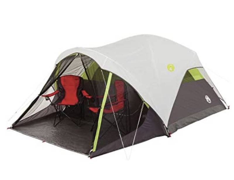 Coleman Steel Creek Fast Pitch 6 Person Dome Tent with Screen Room, 10' x 9 gallery