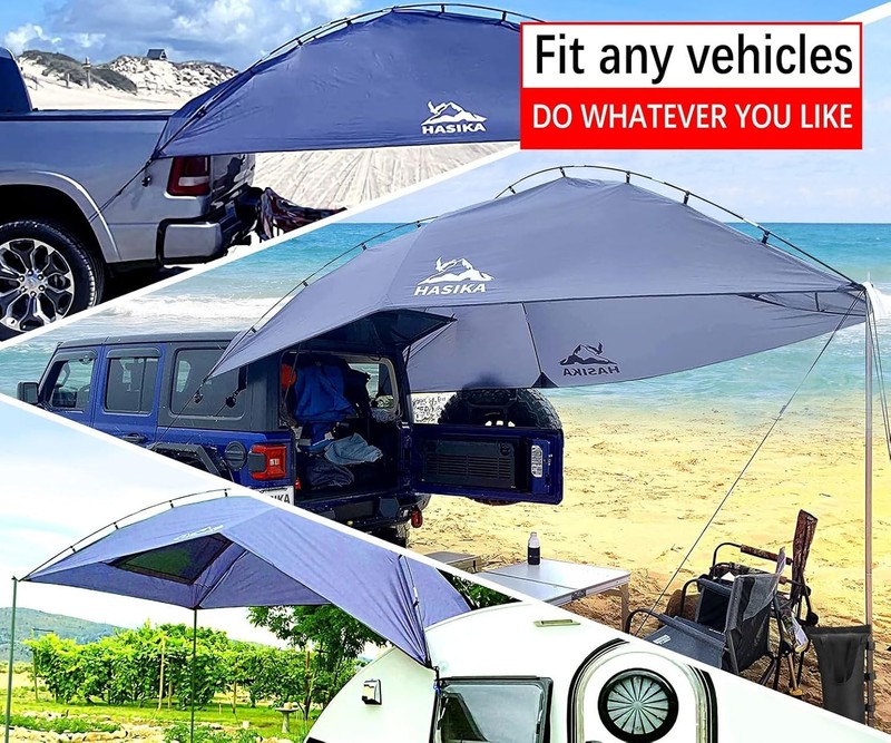 Versatility Camping Tent for Truck Bed SUV RVing Van Trailer gallery