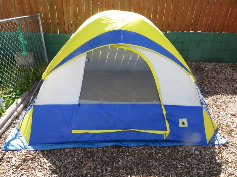 Northwest Territory Family *VIDEO* Dome Tent 9'×7' Sleeps 4 W/Rain Awning - Easy gallery