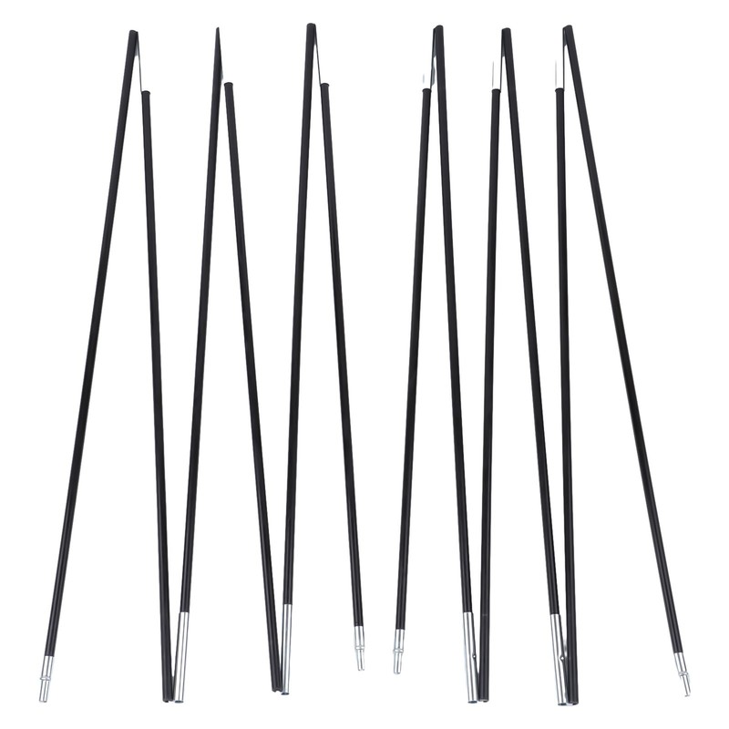 10ft Fiberglass Camping Tent Poles 7mm Diameter for 2 Person Tent Repair gallery