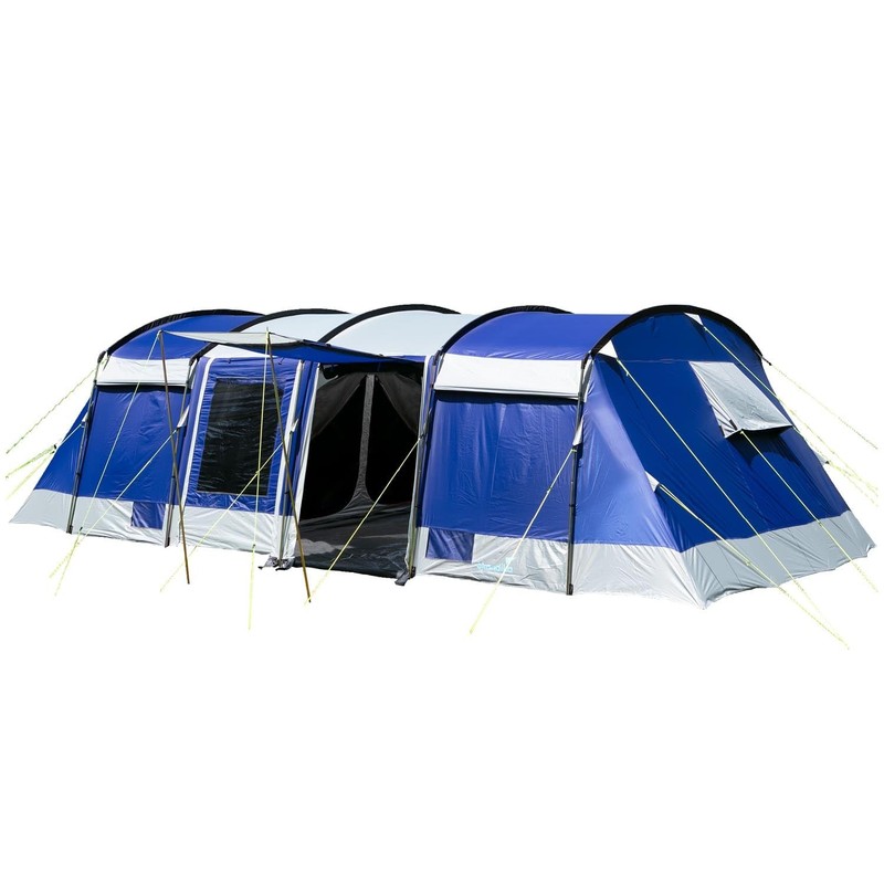 Montana 8 Person Tunnel Tent | Sleeper Technology, 3 to 4 Black Sh...