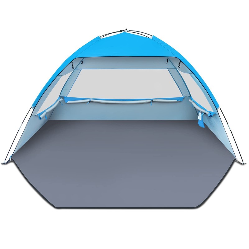 Beach Tent Sun Shelter for 3/4/6/8/10 Person with UPF 50＋ UV Protection, Ligh…