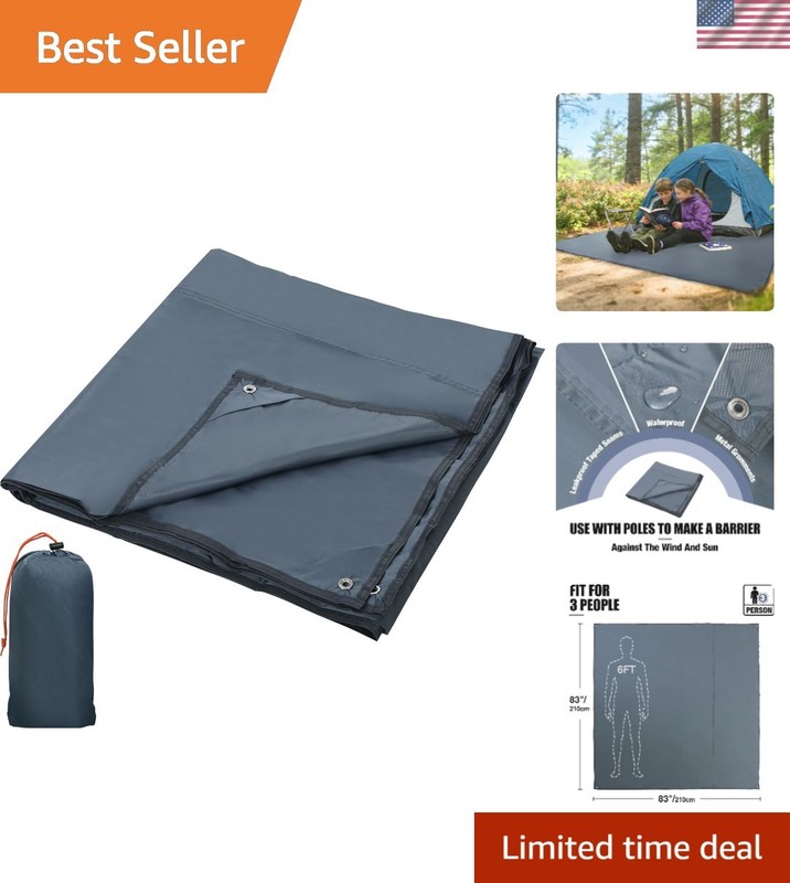 Compact Waterproof Camping Tarp with UV Protection – Perfect for Backpacking