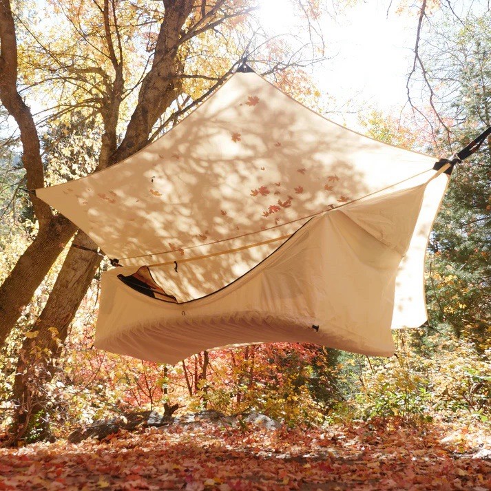 Haven Safari Hammock & Waterproof Rain fly W/True Level Insulated Mattress *New* gallery