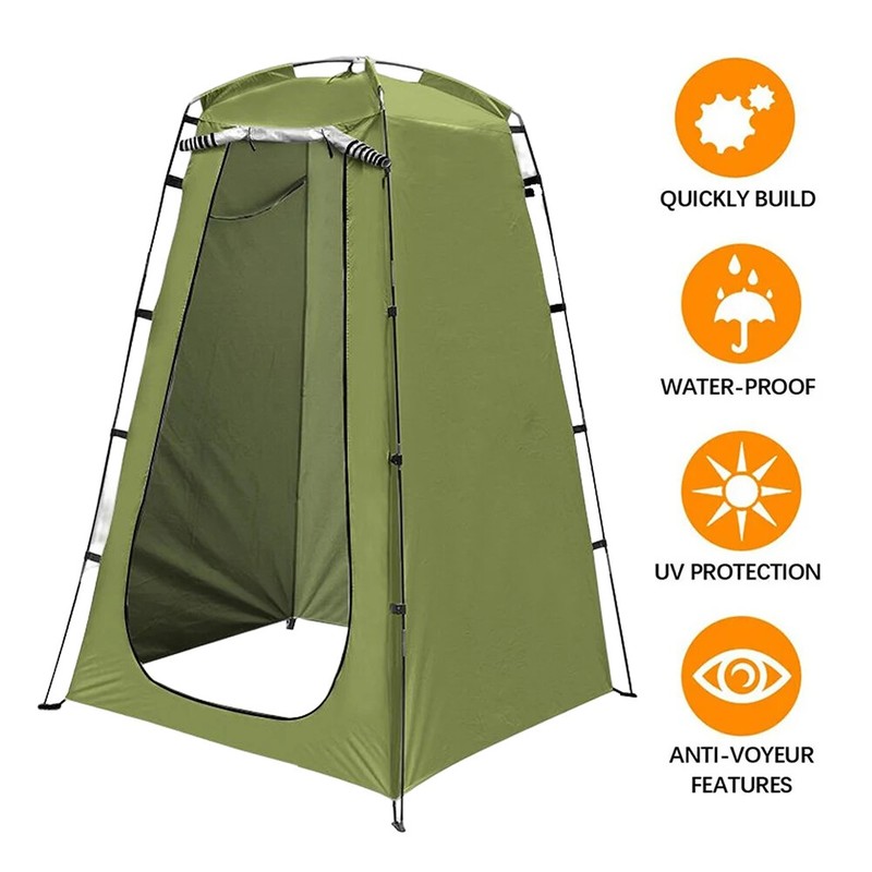 Pop-Up Privacy Tent Portable Outdoor Camping Shower Toilet Changing Room Hiking gallery