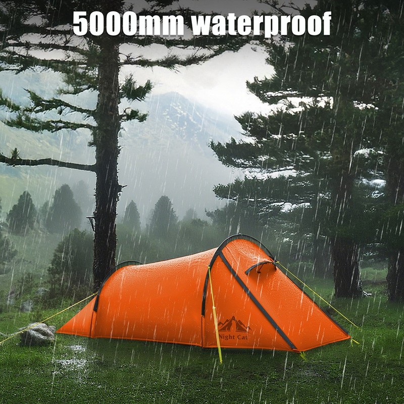 Lightweight Tent Tunnel Tent Trekking Camping Tent 1 / 2 person expedition Tent gallery