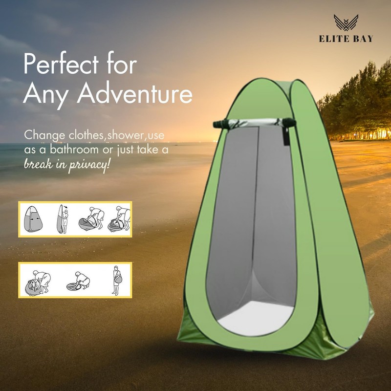 Waterproof Camping Tent with Two Windows – 170T Polyester Lightweight Shelter... gallery