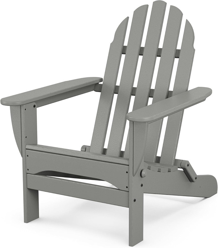 AD5030GY Classic Folding Adirondack, Slate Grey