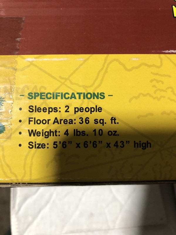 Stansport 2 Man Dome Tent With Rainfly - 5'6"X6'6"X43"H (KVSPM2466R1119) gallery