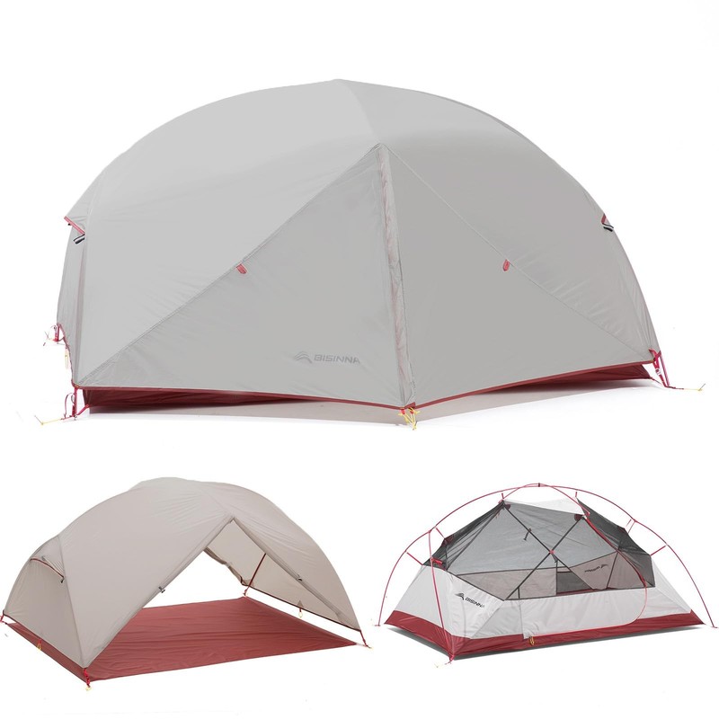 Backpacking 2 Person Tent Lightweight 3 Season Camping Tent 20D 380T Nylon Ra…