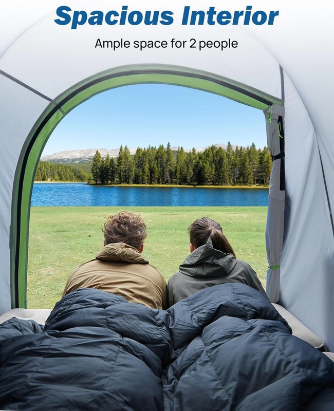 JOYTUTUS Pickup Truck Tent 5ft 2.0, Waterproof PU2000mm Double Layer for 2 Perso gallery