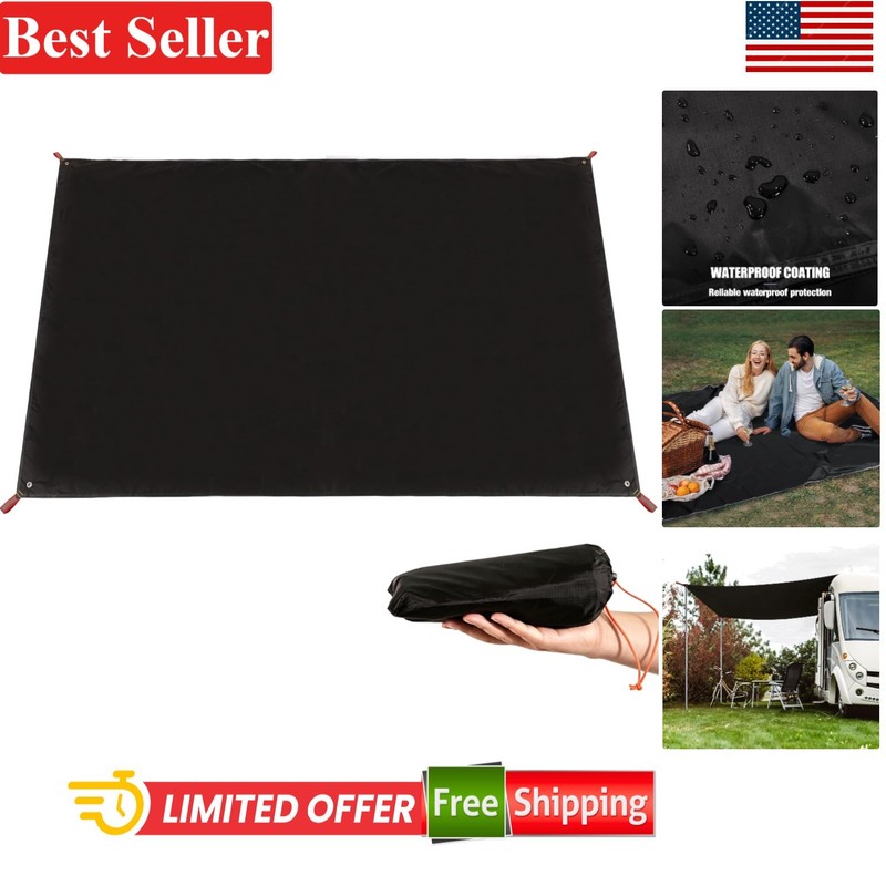 Versatile Waterproof Tarp 87»x55» – Ideal for Tent, Beach & Picnics