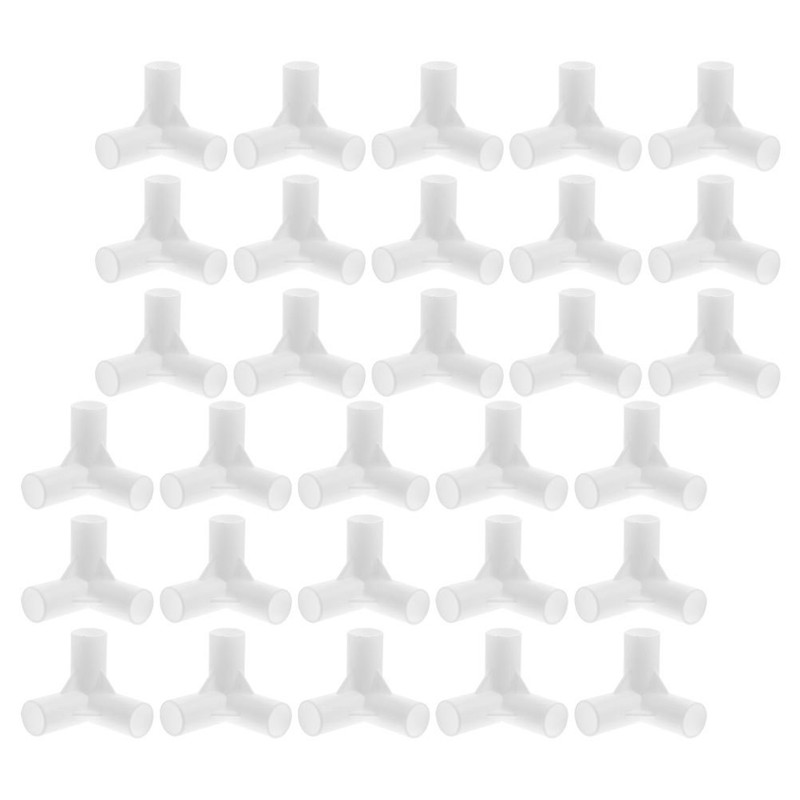 30Pcs Canopy Tent Fittings Canopy Fittings Plastic Tent Pole Connector Tent
