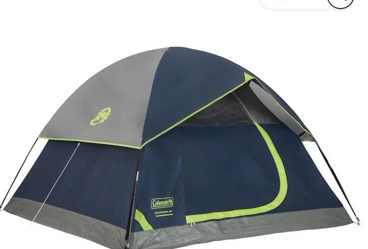 BRAND NEW COLEMAN 2 Person Sundome Navy/grey Tent fast Shipping rain proof