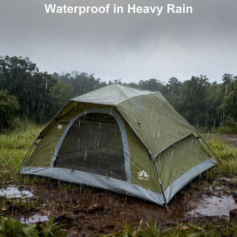 1-2 Person Waterproof Instant Tent Family Tent Portable Outdoor Camping Shelter gallery