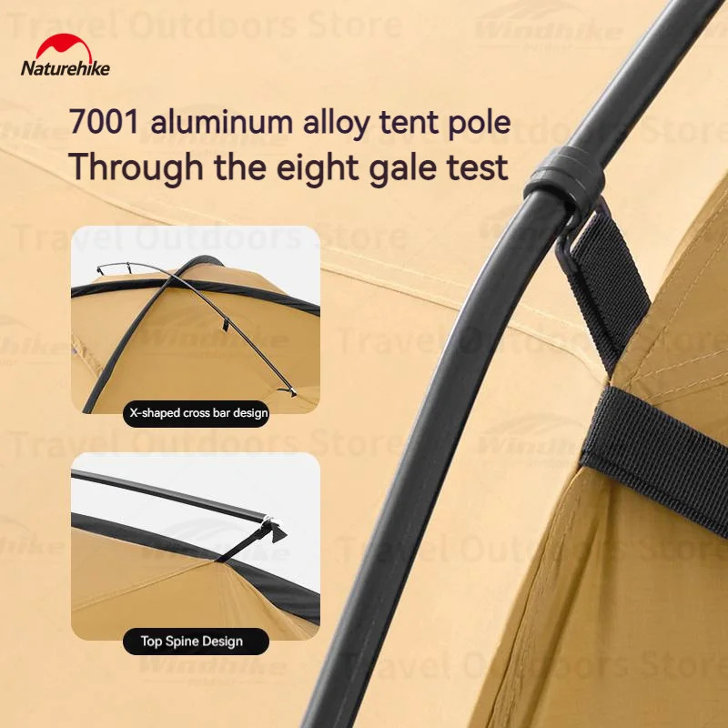 4 Season Camping Tent 2 Person Ultralight PU2000mm Outdoor Travel Hiking Tent gallery