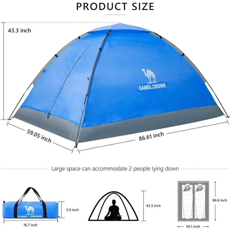 Spacious 4 Season Camping Tent for Outdoor Adventures