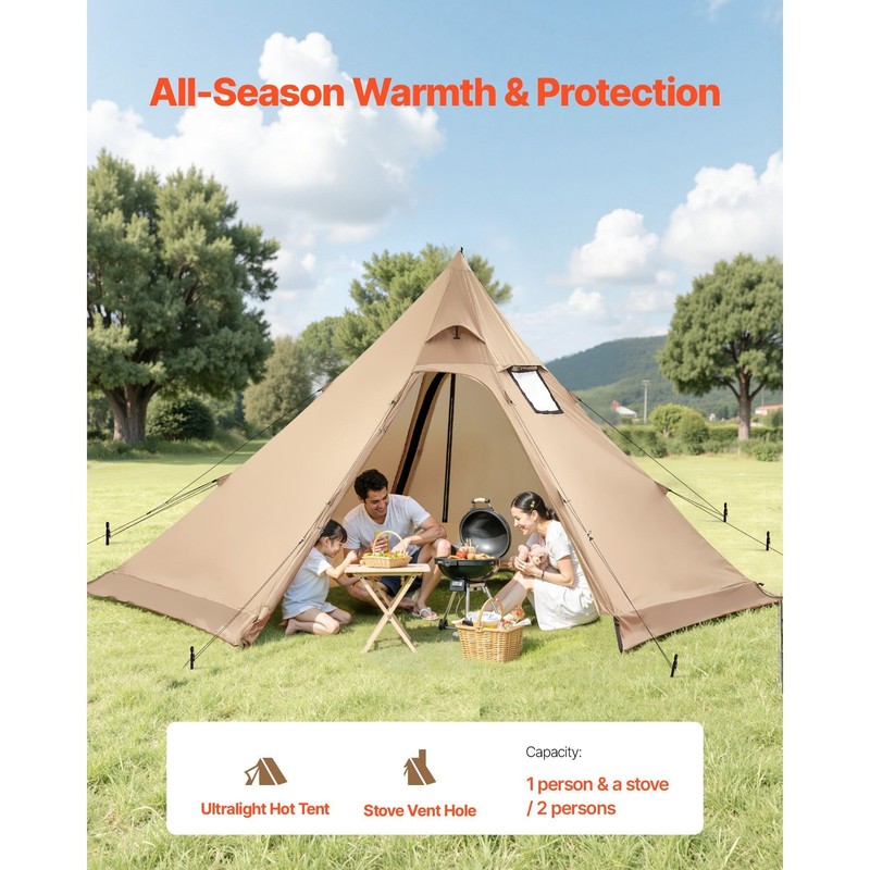 4-6 Person Winter Hot Tent Stove Jack 210T gallery