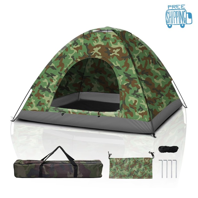 Zimtown Outdoor Camping Tent 4 Person Free Ship