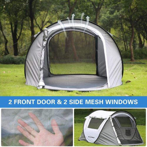 2 Person Camping Pop Up Boat Tent Easy set up Waterproof Outdoor Hiking Tent gallery