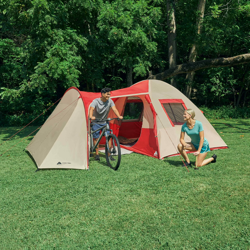 Ozark Trail 6-Person Dome Tent with Sitting Area - Floor Area-15'x11', Carry Wei